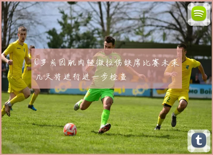 C罗或因肌肉轻微拉伤缺席比赛未来几天将进行进一步检查