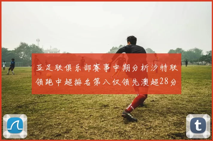 亚足联俱乐部赛事中期分析沙特联领跑中超排名第八仅领先澳超28分