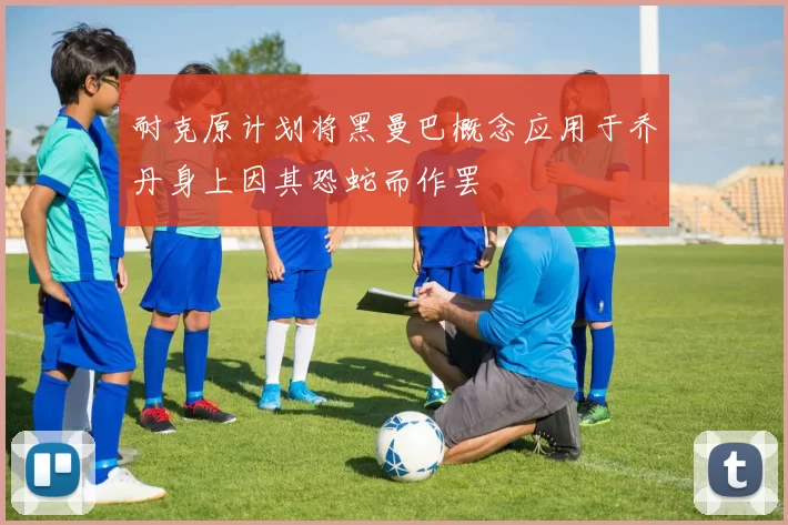 耐克原计划将黑曼巴概念应用于乔丹身上因其恐蛇而作罢